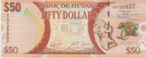 P41-  GUYANA  50 DOLLARS 2016 FE