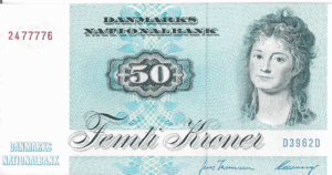 P 50m - DINAMARCA 50 KRONER 1996 FE