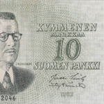 P 104a - FINLANDIA 10 MARKKA 1963 FE