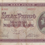 P 111 -  HUNGRIA  100 PENGO 1945  MBC