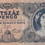P 117 -  HUNGRIA  500 PENGO 1945  MBC
