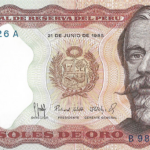 P 117c  -  PERU 5000 SOLOES DE OURO 1985 FE