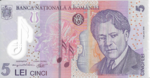 P 118  - ROMENIA 5 LEI  2018 FE