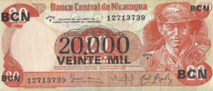 P 147-2 -  NICARAGUA 20.000 CORDOBAS 1987 FE