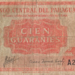 P 199  -  PARAGUAI 100 GUARANI 1963 BC