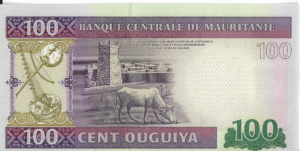 P 35 -  MAURITANIA  100 CENT OUGUIYA 2015 FE