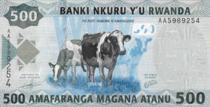 P 38 - RWANDA 500 FRANCS 2013  FE