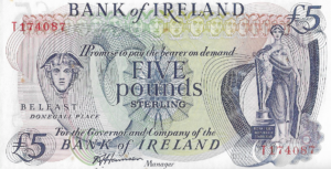P 57-1 -  IRLANDA 5 POUNDS S