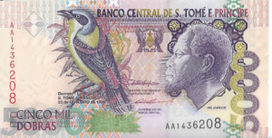 P 65a - SAO TOME E PRINCIPE 5000 DOBRAS 1996  FE