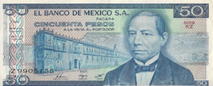 P 67 -  MEXICO 50 PESOS  (1978-1979) S
