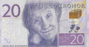 P 69a -  SUECIA 20 KRONNOR 2014  MBC