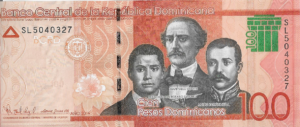 TBB#728  - REPÚBLICA DOMINICANA 100 PESOS DOMINICANOS 2019  FE