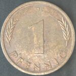 KM#105D - ALEMANHA 1 PFENNIG 1976 "letra D"  MBC