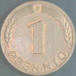 KM#105F - ALEMANHA 1 PFENNIG 1966 "letra F" MBC/S