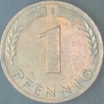 KM#105F - ALEMANHA 1 PFENNIG 1968 "letra F" MBC