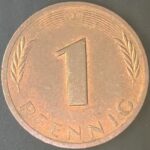 KM#105J - ALEMANHA 1 PFENNIG 1981 "letra J"  MBC