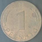 KM#105J - ALEMANHA 1 PFENNIG 1982 "letra J"  MBC