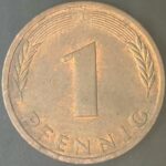 KM#105J - ALEMANHA 1 PFENNIG 1990 "letra J"  MBC