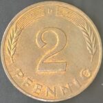 KM#106A D - ALEMANHA 2 PFENNIG 1991 "letra D" MBC