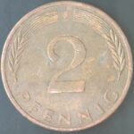 KM#106A J - ALEMANHA 2 PFENNIG 1973 "letra J"  MBC