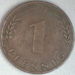 KM#A101J - ALEMANHA 1 PFENNIG 1949 "letra j" MBC