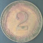 KM#106A F - ALEMANHA 2 PFENNIG 1988 "letra F" MBC