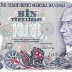P 196- TURQUIA 1000 LIRA  1988  FE