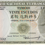 P 26 - TIMOR LESTE  20 ESCUDOS   1967 FE
