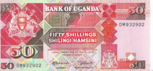 P 30 - UGANDA  50 SHILLINGS 1987 FE