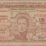 P 35c - URUGUAI  1 PESOS 1948 MBC