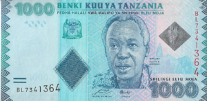 P 41a - TANZANIA 1000 SHILLINGS  2010 FE