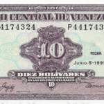 P 61d- VENEZUELA 10 BOLIVARES  1995 FE