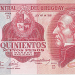 P 64 -  URUGUAI 500 NOVOS PESOS 1990 FE