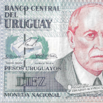P 81a - URUGUAI  10 PESO URUGAUIOS 1998 MBC