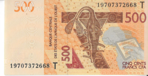 P 819Ta - ESTADOS DO OESTE  DA AFRICA -TOGO- 500 FRANCS  2012 FE