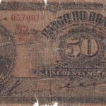 R 206 - CÉDULA 50 MIL RÉIS 1930 - República -  Banco do Brasil -2ª Estampa (ABN) - Série 1-10 - UTG