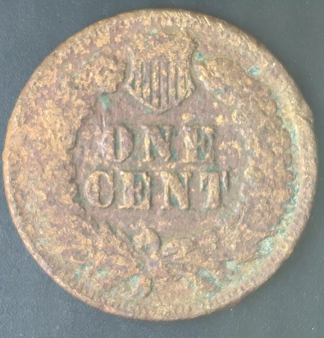 KM#90A(1903) 2 KM#90a - USA 1 CENT 1903 "INDIA HEART CENT" MBC - Imagem 1
