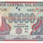 P 130d -  EQUADOR 50 000 Sucres 1999 FE