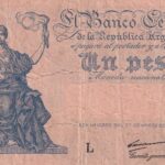 P 251 - ARGENTINA  -  1 PESO, 1947 - MBC