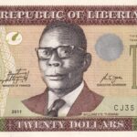 P 28g - LIBERIA  20 DOLLARES 2011 FE