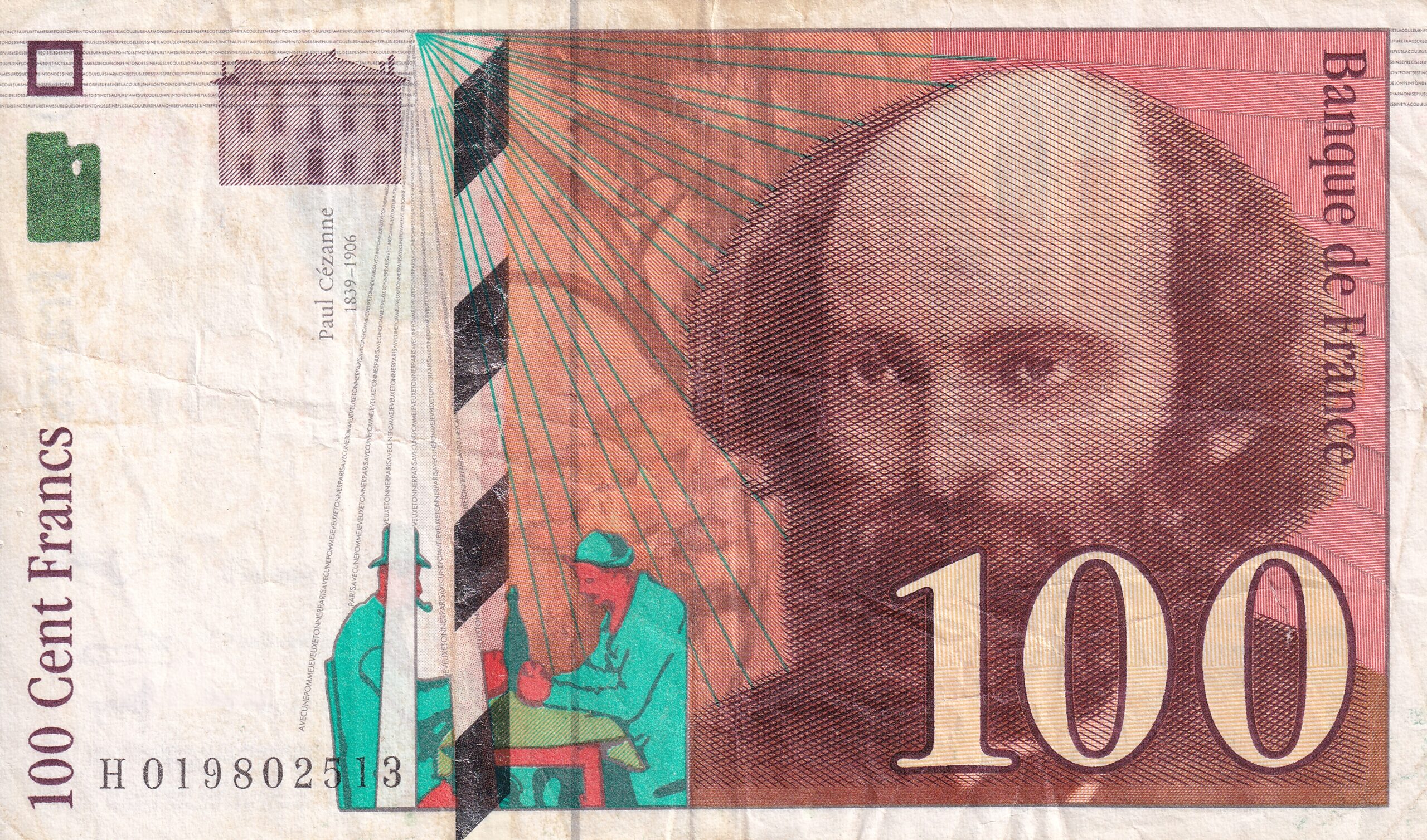 P158b 2 P158b - França 100 FRANCS 1997 MBC - Imagem 1