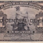 P 112 - BOLIVIA  1 Boliviano  1929  FE