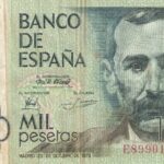 P158a2- ESPANHA 1000 PESETAS 1979 MBC