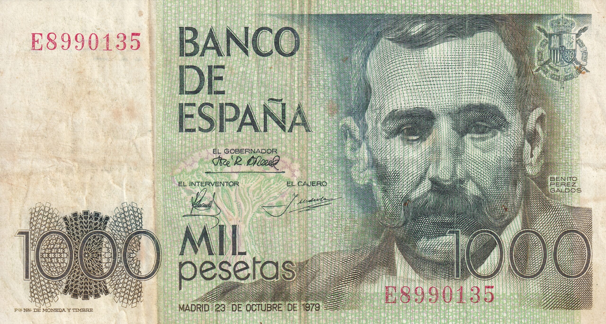 P158a2 2 P158a2- ESPANHA 1000 PESETAS 1979 MBC - Imagem 1