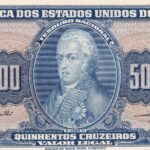 C046 - CÉDULA 500 CRUZEIROS 1961 - TESOURO NACIONAL - 1ª Estampa (ABN) - FE