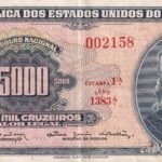 C 058 - CÉDULA 5000 CRUZEIROS 1964 - TESOURO NACIONAL - 1ª Estampa (ABN) - S