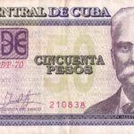 P 123 - CUBA  50 PESOS  2013 MBC