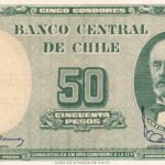 P124b - Chile - 50 PESOS 1962 S