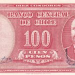 P 127d- Chile - 100  Pesos  - 1960-63  - FE