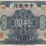 P 197 - China - 10 YUAN 1928 S
